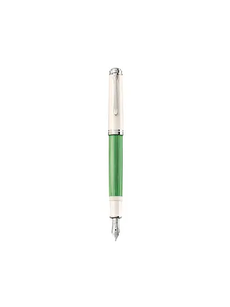 PELIKAN | Pluma estilográfica Souverän® M605 Medium Verde-Blanco | 